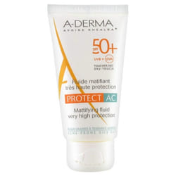 A-DERMA Protect AC Fluide Matifiant Très Haute Protection SPF50+ 40 ml