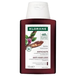 Klorane Force - Cheveux Fatigués & Chute Shampoing à la Quinine et Edelweiss Bio 100 ml