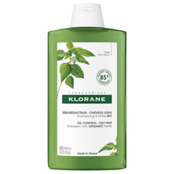 Klorane Shampoing à l'Ortie Bio - Séborégulateur Cheveux Gras 400 ml