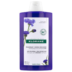 Klorane Shampoing Déjaunissant Cheveux Gris et Blonds 400 ml