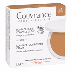 Couvrance base de maquillage crème compacte #Doré