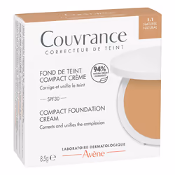 Couvrance base de maquillage crème compacte #Naturel