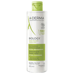 A-DERMA Biology Eau Micellaire Dermatologique Hydra-Nettoyante Bio 400 ml