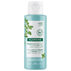 Klorane Poudre Purifiante 3en1 à la Menthe Bio et Argile 50 g