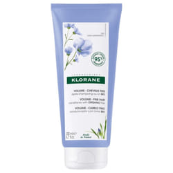 Klorane Volume - Cheveux Fins Après-Shampoing au Lin Bio 200 ml