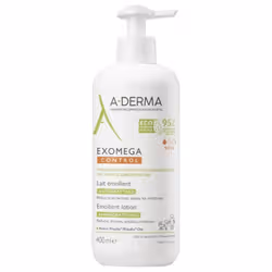 A-DERMA Exomega Control Lait Émollient Anti-Grattage Flacon Eco Conçu 400 ml