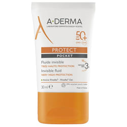 A-DERMA Protect Pocket Fluide Invisible Très Haute Protection 30 ml