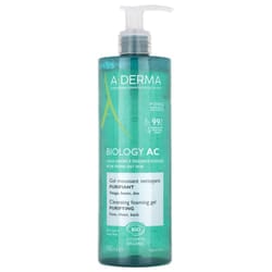 A-DERMA Biology AC Gel Moussant Nettoyant Purifiant Bio 400 ml