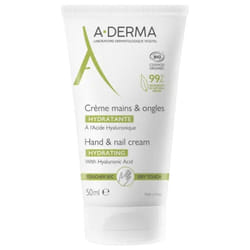 A-DERMA Crème Mains & Ongles Hydratante Bio 50 ml