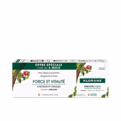 Pack de capsules Keratincaps pour renforcer et revitaliser les cheveux 3 x 30 unités