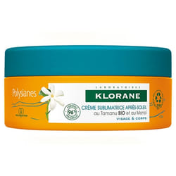 Klorane Polysianes Crème Sublimatrice Après-Soleil au Tamanu Bio et Monoï 200 ml