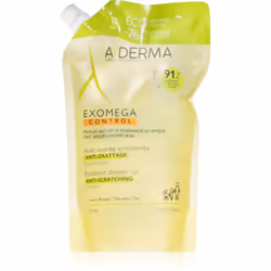 Premier geste de votre routine apaisante et anti-grattage. L'huile lavante émolliente A-Derma Exomega Control est une hygiène ...