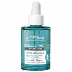 A-DERMA Biology AC Night-Peel Sérum Peau Neuve Bio 30 ml