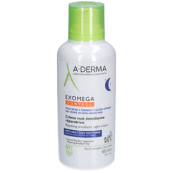 Crème - A-Derma - Nuit Émolliente Réparatrice - 400ml - Hypoallergénique - Peaux sèches