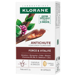 Klorane Antichute Force et Vitalité 90 Capsules