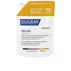 Anti-pelliculaire Shampoing KELUAL SQUANORM pour pellicules sèches recharge 400 ml