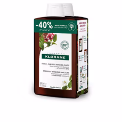 A La Quinine Et Edelweiss Bio duo shampoing fortifiant 2 x 400 ml