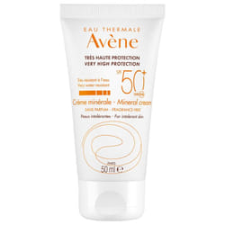 Avène Solaire Crème Minérale SPF50+ Visage 50 ml