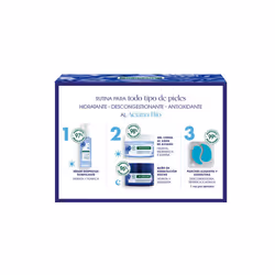 GEL-CRÈME Visage Et Yeux Biologique Au Bleuet &amp; Acide Hyluronique 2 pcs