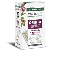 Pack de capsules Keratincaps pour renforcer et revitaliser les cheveux 3 x 30 unités