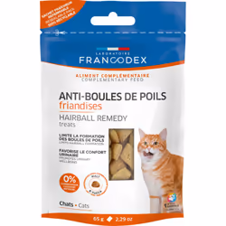 Friandises pour chat d'intérieur Pour Chatons et Chats 65g LES + PRODUITS Limite la formation des boules de poils Favorise le ...