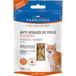 Friandises Anti boules de poils Pour Chatons et Chats d'intérieur 65g - Francodex