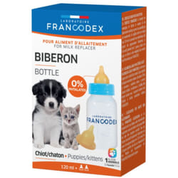 Biberon 120 ml Pour Chiots et Chatons Francodex