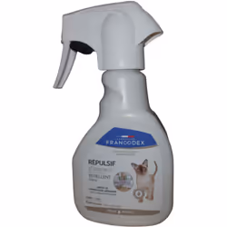 Répulsif d'Intérieur spray de 250 ml, Pour Chats le Répulsif d'Intérieur vous permet d'éloigner les chats des lieux que vous  ...