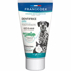 Dentifrice Pâte Pour Chiens et Chats Tube de 70g Le brossage régulier des dents grâce au DENTIFRICE PÂTE FRANCODEX permet de ...