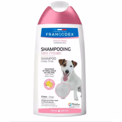 Shampooing Sans Rinçage 250ml pour chien Idéal pour les chiens difficiles à laver Toilette rapide et efficace PH neutre Le SH ...