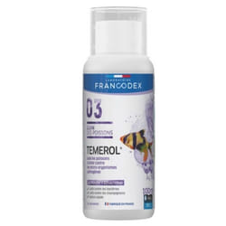 Désinfectant général TEMEROL flacon de 100 ml pour aquarium - Francodex