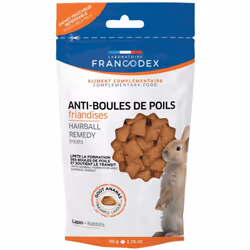 Friandises Anti-Boules de Poils. Pour Lapins. Sachet de 50 g. LES + PRODUITS. Limite la formation des boules de poils. Soutie ...