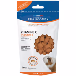 Friandises Vitamine C Pour Cobayes LES + PRODUITS Conservation optimale de la Vitamine C Appétence Sachet de 50 g Les FRIANDI ...