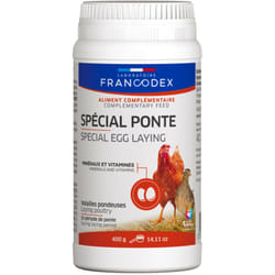 Francodex - Spécial ponte, pot de 400 g pour poule pondeuse