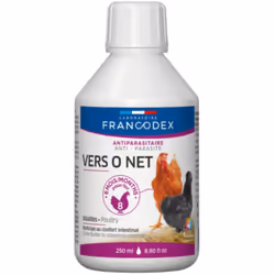 Vers o net, flacon de 250ML pour volaille Les volailles sont régulièrement soumises à des stress (changement de température,  ...