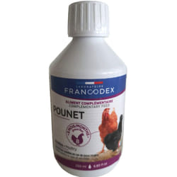 Francodex - Produit contre les poux rouge, pounet flacon de 250 ml pour volaille