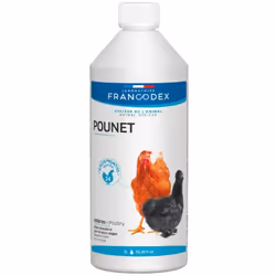 Produit anti poux pour poules et volailles de basse-cour d'origine naturelle et fabriqué en France. Très simple d'utilisation ...