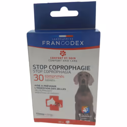 Stop coprophagie 30 comprimés pour chien "La coprophagie, c'est-à-dire le fait pour un animal de manger ses propres excrément ...
