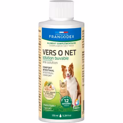 Antiparasitaire Vers O Net Solution Buvable 150 ml Pour Chiens et Chats - Francodex