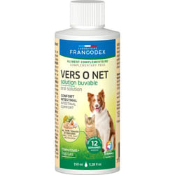 Antiparasitaire Vers O Net Solution Buvable 150 ml Pour Chiens et Chats - Francodex