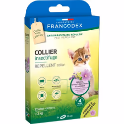 Collier Insectifuge pour Chatons de moins de 2 kg formule renforcée - Francodex
