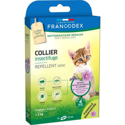 Collier Insectifuge pour Chatons de moins de 2 kg formule renforcée - Francodex