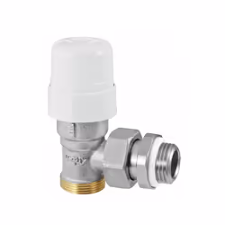 Vanne thermostatisable pour tube en cuivre, en polyéthylène, et multicouche, en laiton nickelé Obturateur à double joint EPDM ...
