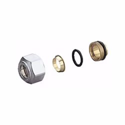 Adaptateur - alésage Nickelé et chromé Pour tube cuivre Utiliser la clef plate R131 Bague non présente en diamètre 16x16 Info ...