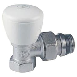 Robinetterie radiateur - Robinet équerre R5TG 3/8 - GIACOMINI - Laiton - 3/8 (12x17) - Mâle - A visser