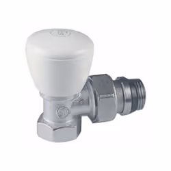 Robinet équerre "série fer" Simple réglage Non thermostatisable Température 5-110°C Pression maximum de service 16 bar Joint  ...