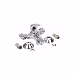 Classement ECAU Norme NF Agrément ACS IDEAL STANDARD référence D1045AA Manette métallique Livré avec : 2 rosaces diamètre 70m ...