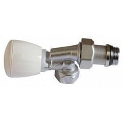 Robinetterie radiateur - GIACOMINI - Robinet équerre R435TG 1/2 - Thermostatisable - Série FER - Tête latérale