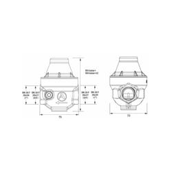 Itron - Réducteur isobar FF3/4' capot composite ISO20FCC : ISO20FCCMG