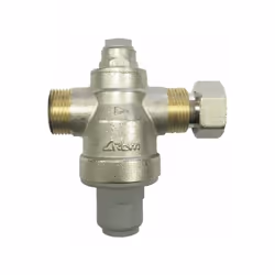 Réducteur de pression réglable, à siège unique inox et fonctionnement à piston compensé. Indiqué pour l'acheminement d'eau. C ...